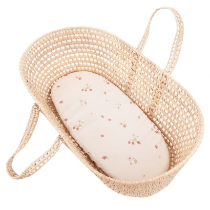 Prześcieradło bambusowe do gondoli, kosza mojżesza, kołyski Maliny / Samiboo