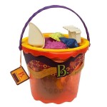 Shore Thing – wielkie wiadro z akcesoriami – pomarańczowe / B.Toys