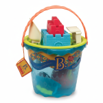 Shore Thing – wielkie wiadro z akcesoriami – niebieskie / B.Toys