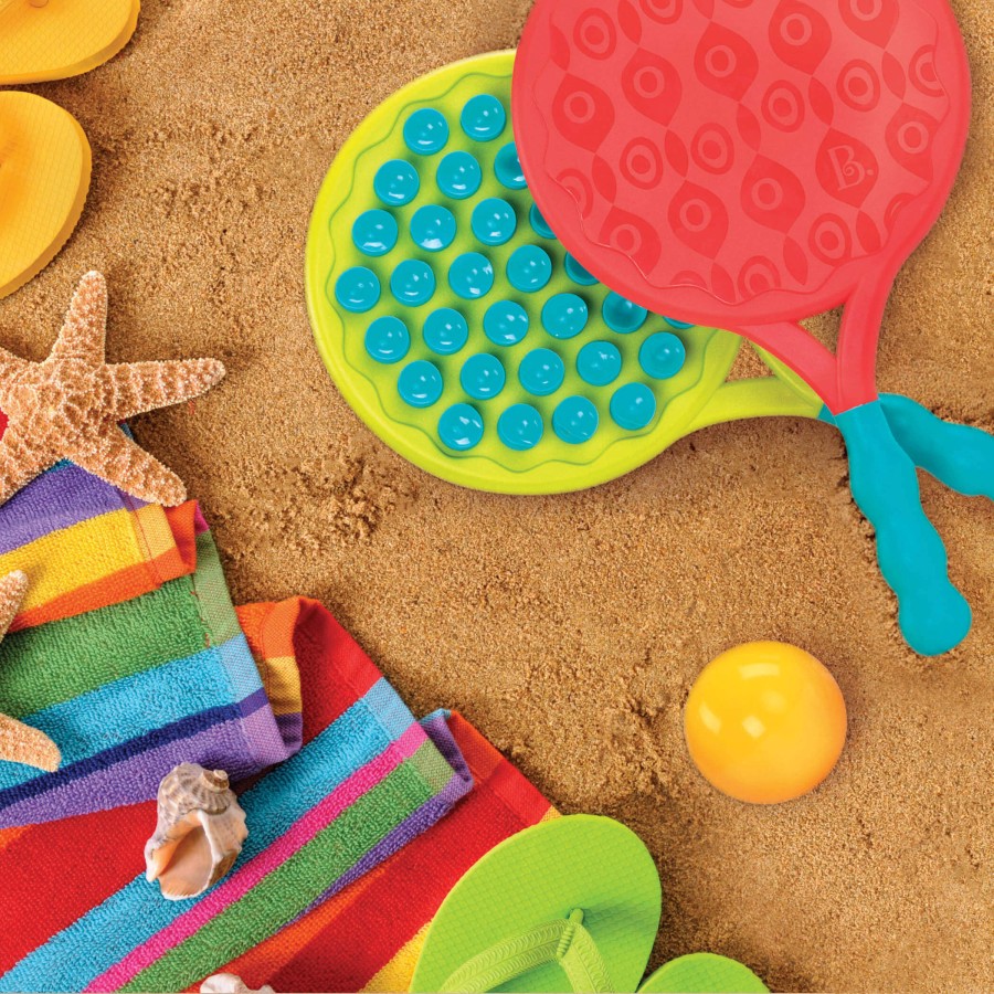 Paddle Popper – dwustronne rakietki z piłeczką / B.Toys