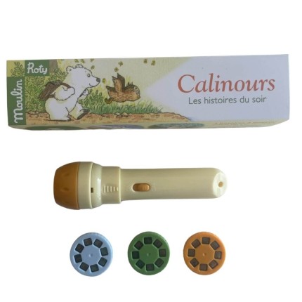 Latarka - projektor PRZYGODY MISIA / Moulin Roty