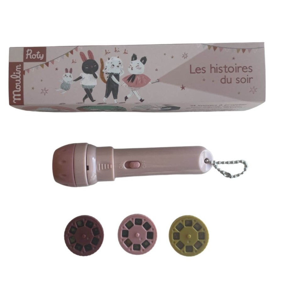 Latarka - projektor APRES LA PLUIE / Moulin Roty