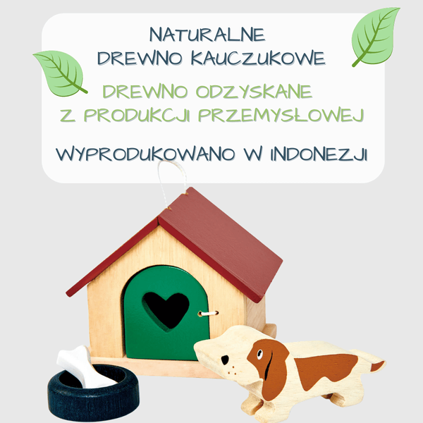 Drewniane figurki do zabawy - pieski /Tender Leaf Toys