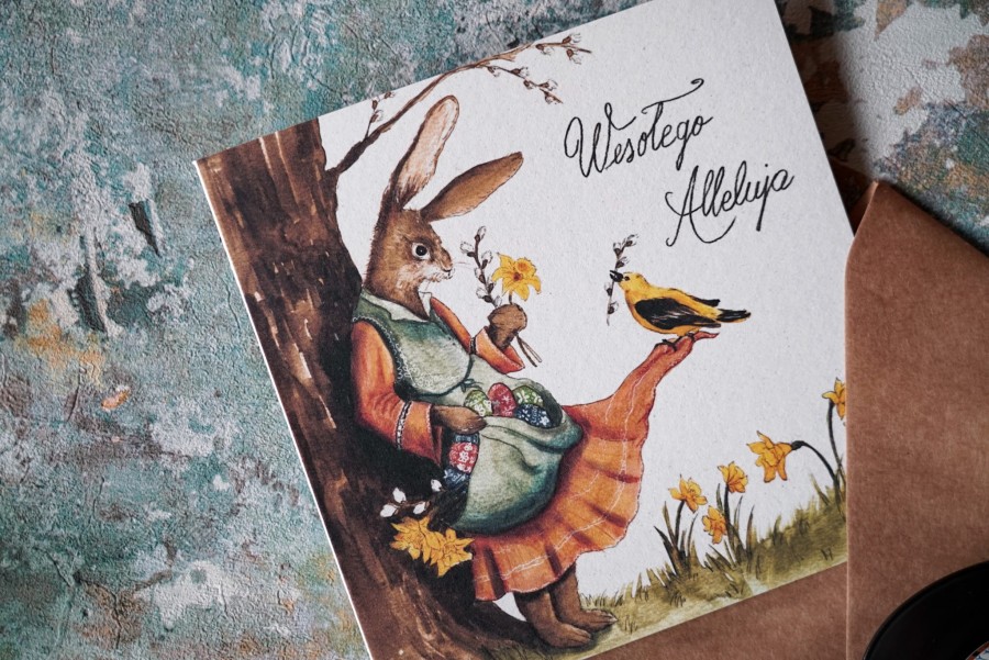 Kartka na Wielkanoc Wesołego Alleluja / Hi Little