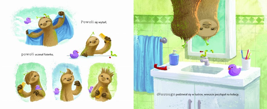 Leniwiec, który zmienił nasze życie / Wydawnictwo Kinderkulka