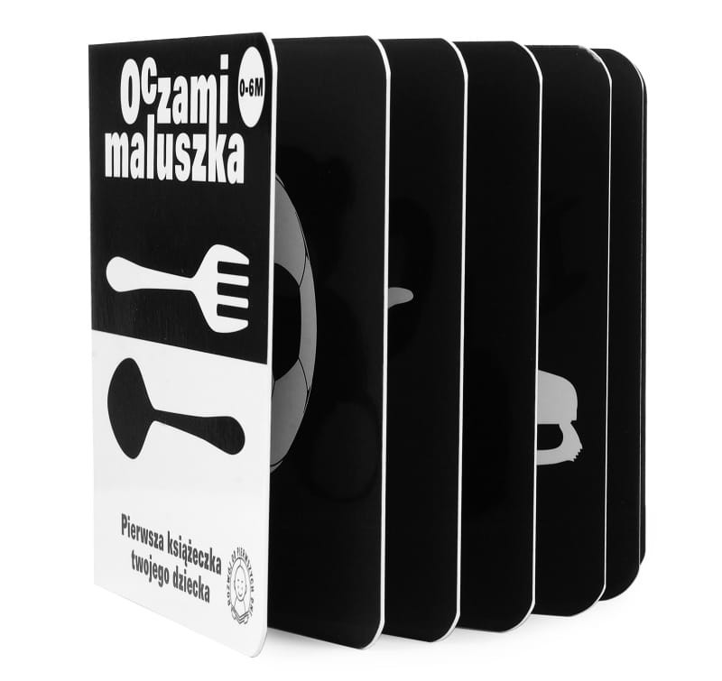 Oczami Maluszka kontrastowa książeczka Sztućce / Sierra Madre