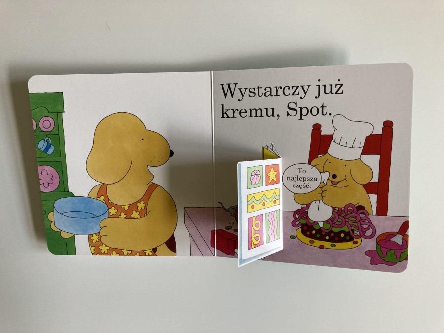 Spot piecze ciasto / Wydawnictwo Mamania