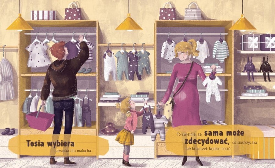 Tosia czeka na braciszka / Wydawnictwo Nasza Księgarnia