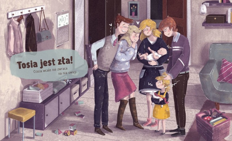 Tosia czeka na braciszka / Wydawnictwo Nasza Księgarnia