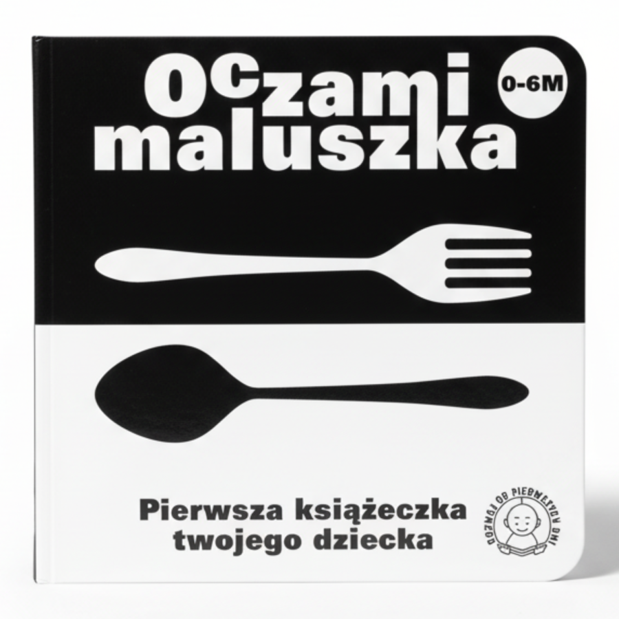 Oczami Maluszka kontrastowa książeczka Sztućce / Sierra Madre