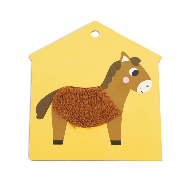 Karty sensoryczne Farma 7 elementów 12 m+ / Janod