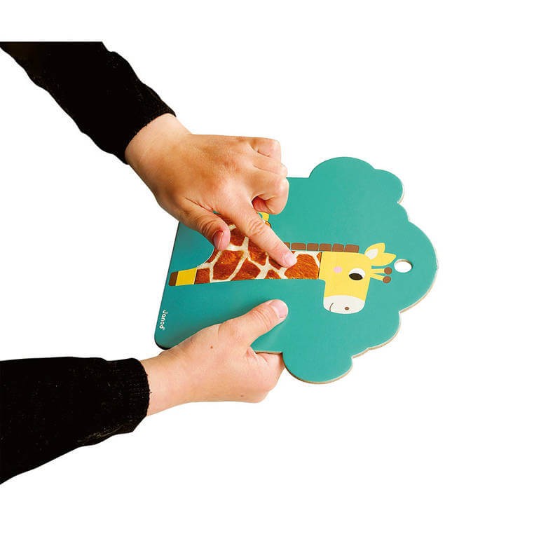 Karty sensoryczne Sawanna 7 elementów 12 m+ / Janod