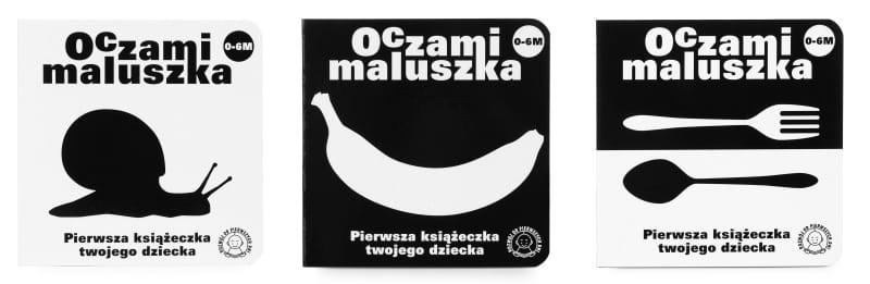 Oczami Maluszka kontrastowa książeczka Sztućce / Sierra Madre