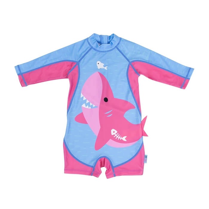 Kombinezon do Pływania Rekin Pink, różne rozmiary/Zoocchini