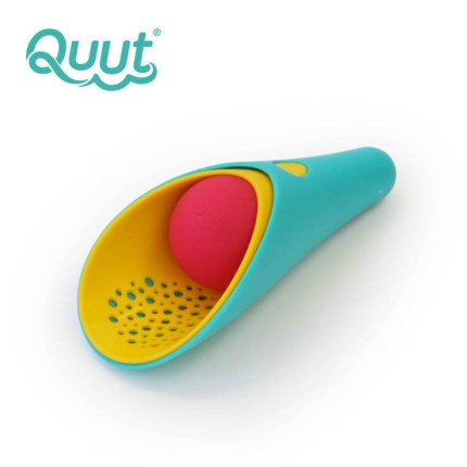 Zestaw 2 łopatek wielofunkcyjnych z piłeczką Cuppi Banana Blue / QUUT