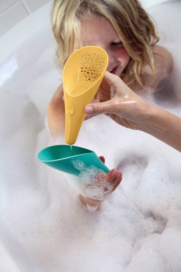 Zestaw 2 łopatek wielofunkcyjnych z piłeczką Cuppi Banana Blue / QUUT