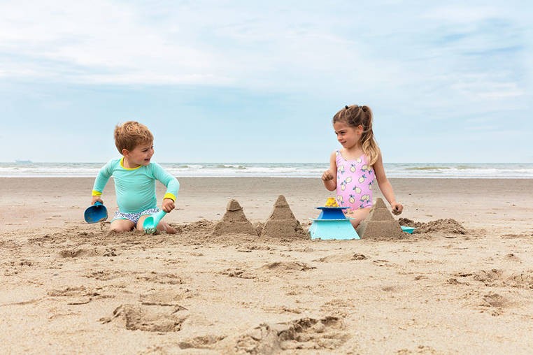 Zestaw łopatka + grabki Raki Ocean / QUUT