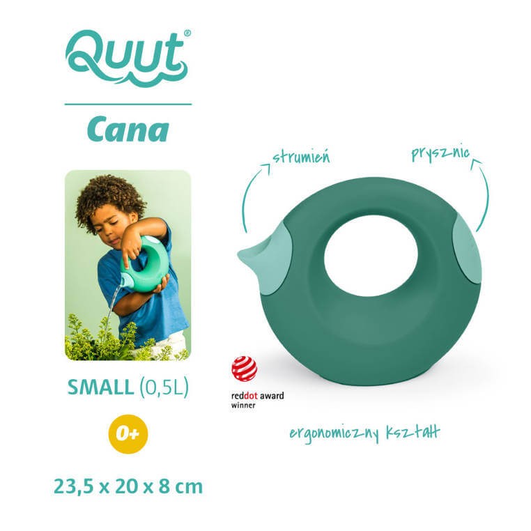 Konewka mała Cana Garden Green / QUUT