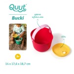 Wiaderko z sitkiem Bucki Cherry + Banana Pink / QUUT