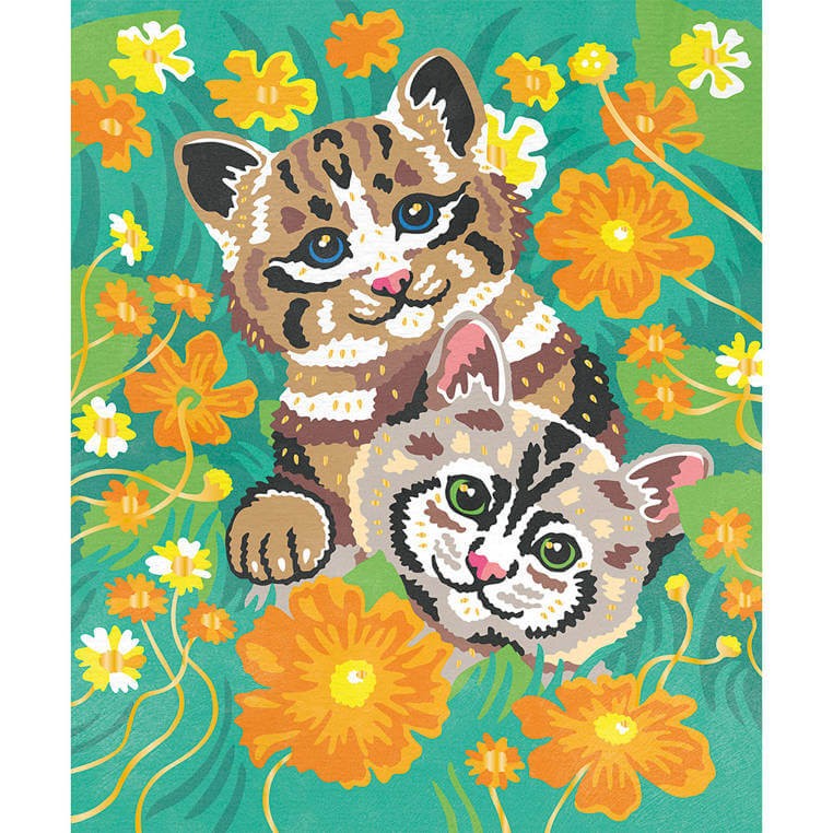 Zestaw kreatywny: Malowanie po numerach Małe zwierzątka 7+ / Janod