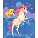 Zestaw kreatywny: Malowanie po numerach Jednorożce 7+ / Janod