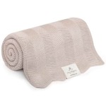 Bambusowy kocyk light beige 80x100 – fir /My Memi