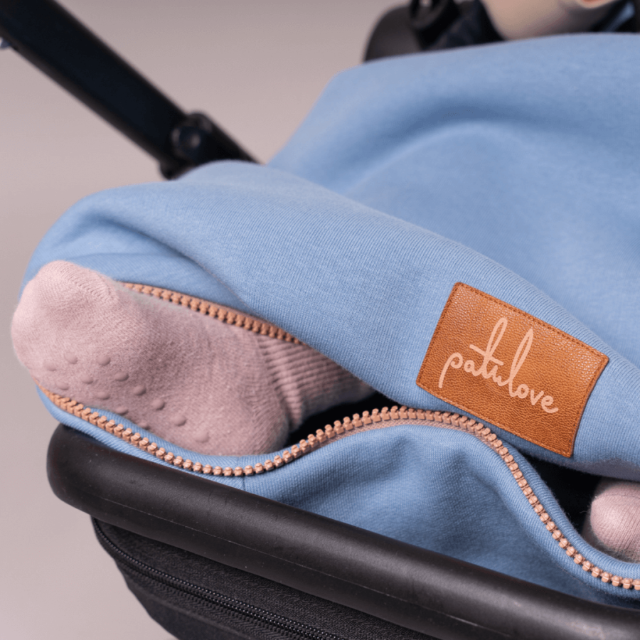 Półśpiworek bawełniany - błękitny / Patulove