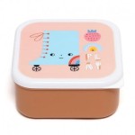 Zestaw 3 śniadaniówek lunchbox Skate boot / Petit Monkey