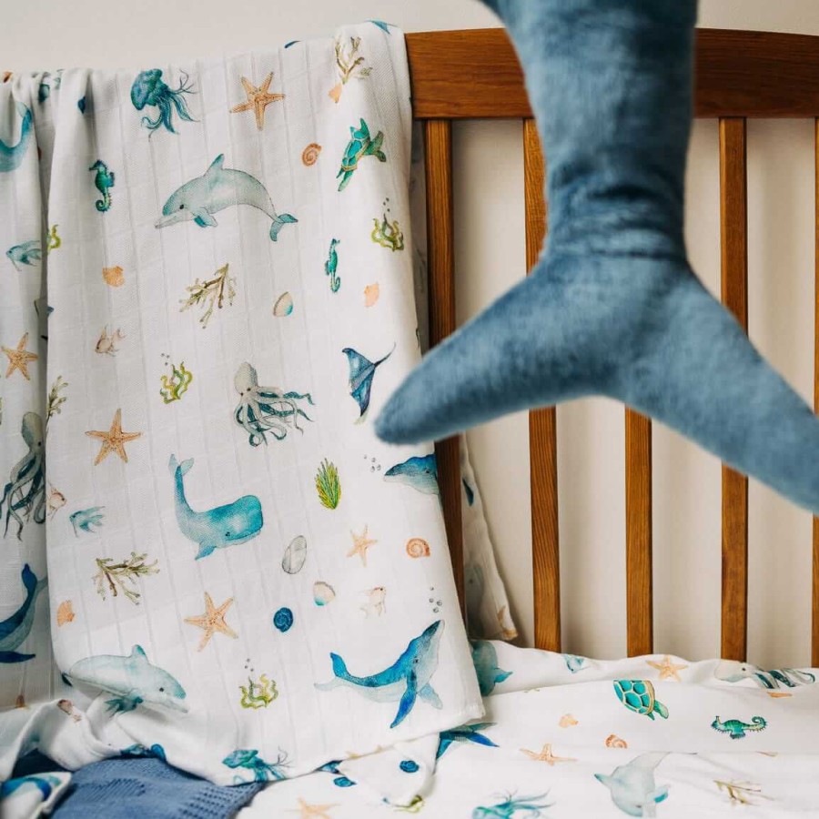Otulacz kocyk bambusowy OCEAN / Layette