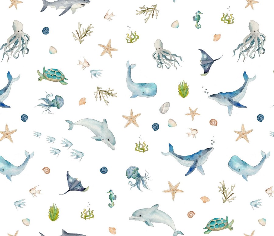 Otulacz kocyk bambusowy OCEAN / Layette