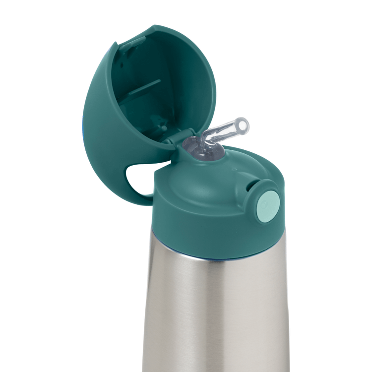 Termobutelka ze słomką EMERALD FOREST 350 ml / b.box