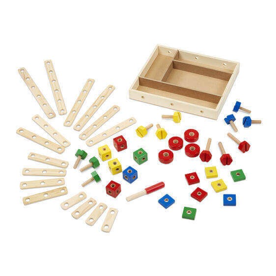 Drewniany zestaw konstrukcyjny w pudełku / Melissa and Doug