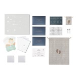 Beżowe pudełko wspomnień - memory box / Kidspace