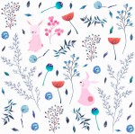 Kocyk otulacz bambusowy - Króliczki / Cosy Cott