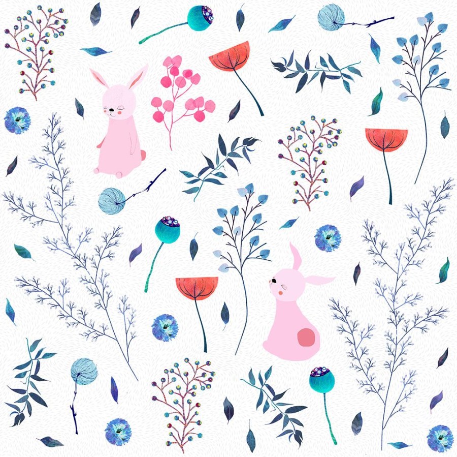 Kocyk otulacz bambusowy - Króliczki / Cosy Cott