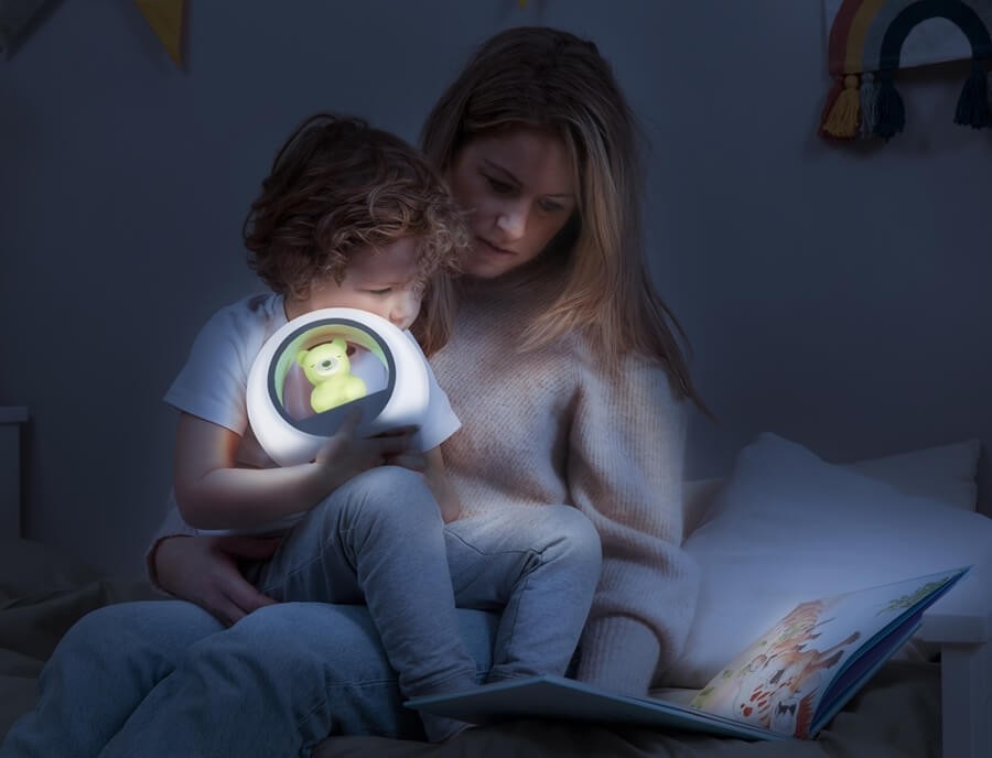 BILLY Lampka Nocna Miś Green /Zazu