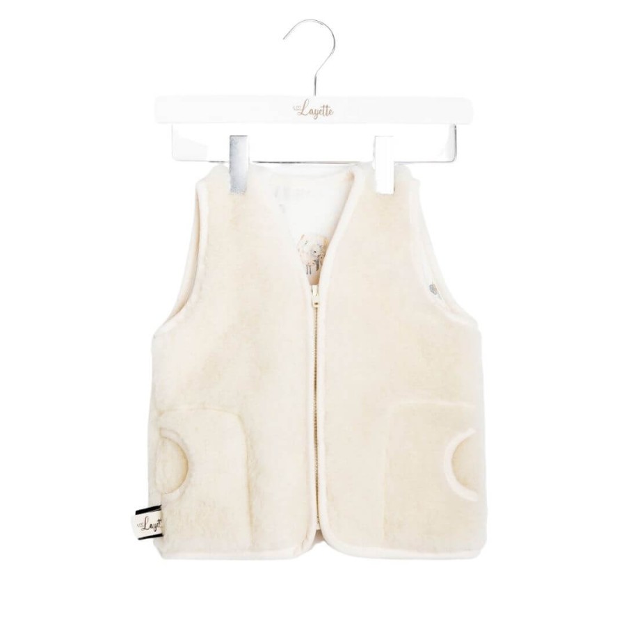 Kamizelka MERINO, rozmiary / Layette