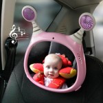 Lusterko Aktywne Do Samochodu Różowe/ Benbat