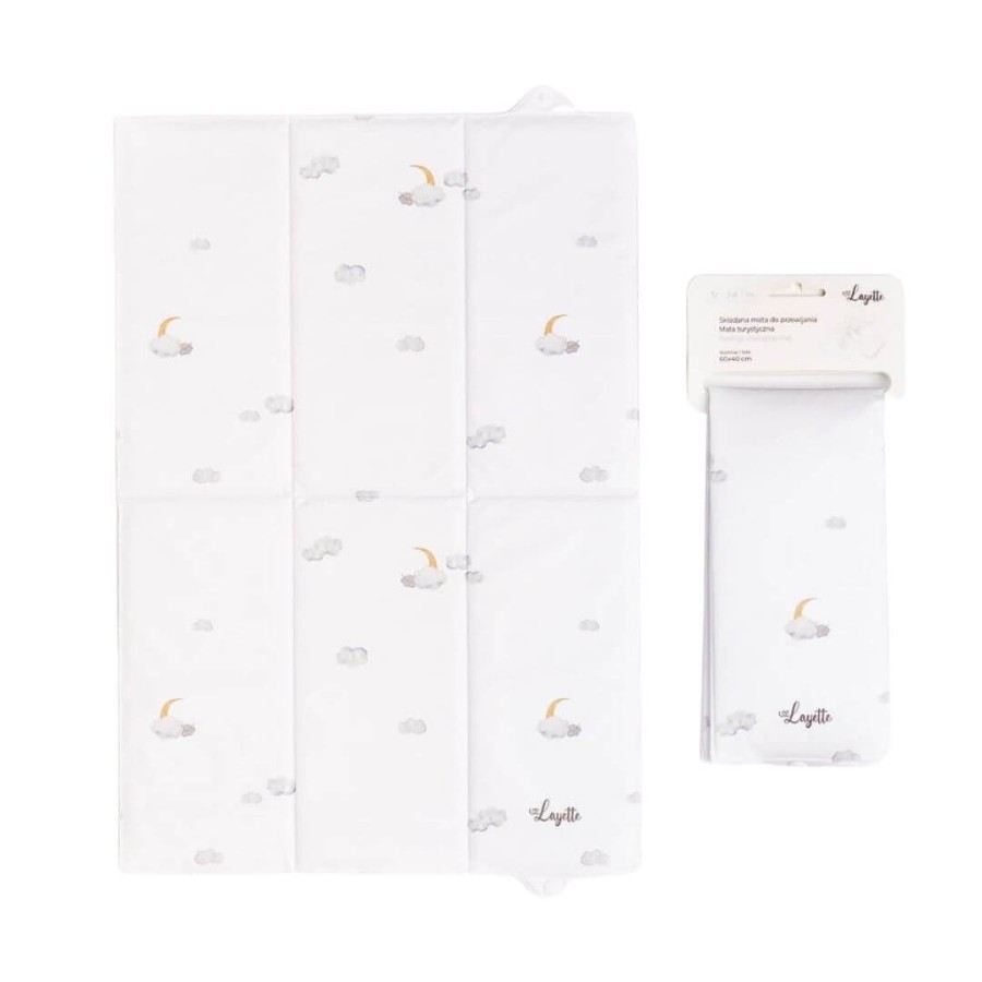 Składana mata do przewijania CLOUDS / Layette