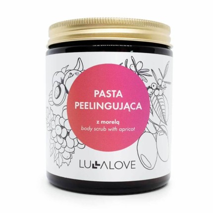 Rozświetlająca pasta peelingująca, 230 g / Lullalove