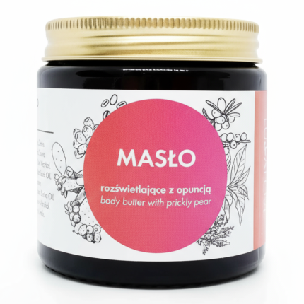 Rozświetlające masło do ciała z opuncją, 120ml / Lullalove