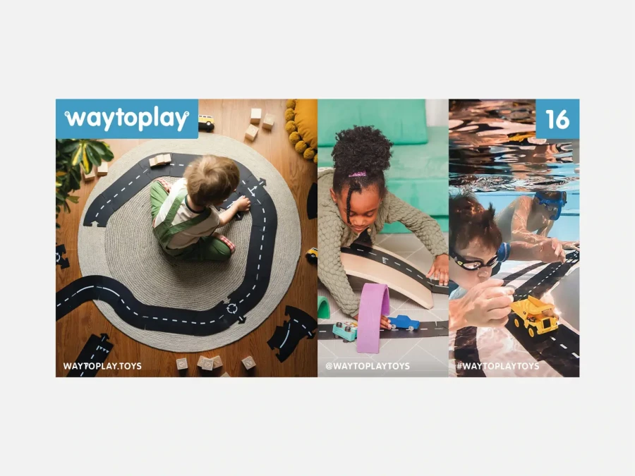 Gumowe tory do układania - Expressway /WayToPlay