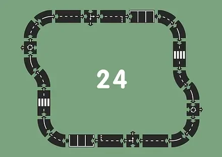 Gumowe tory do układania - Highway /WayToPlay