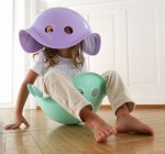 Muszelka Bilibo błękitna - zabawka kreatywna / Moluk