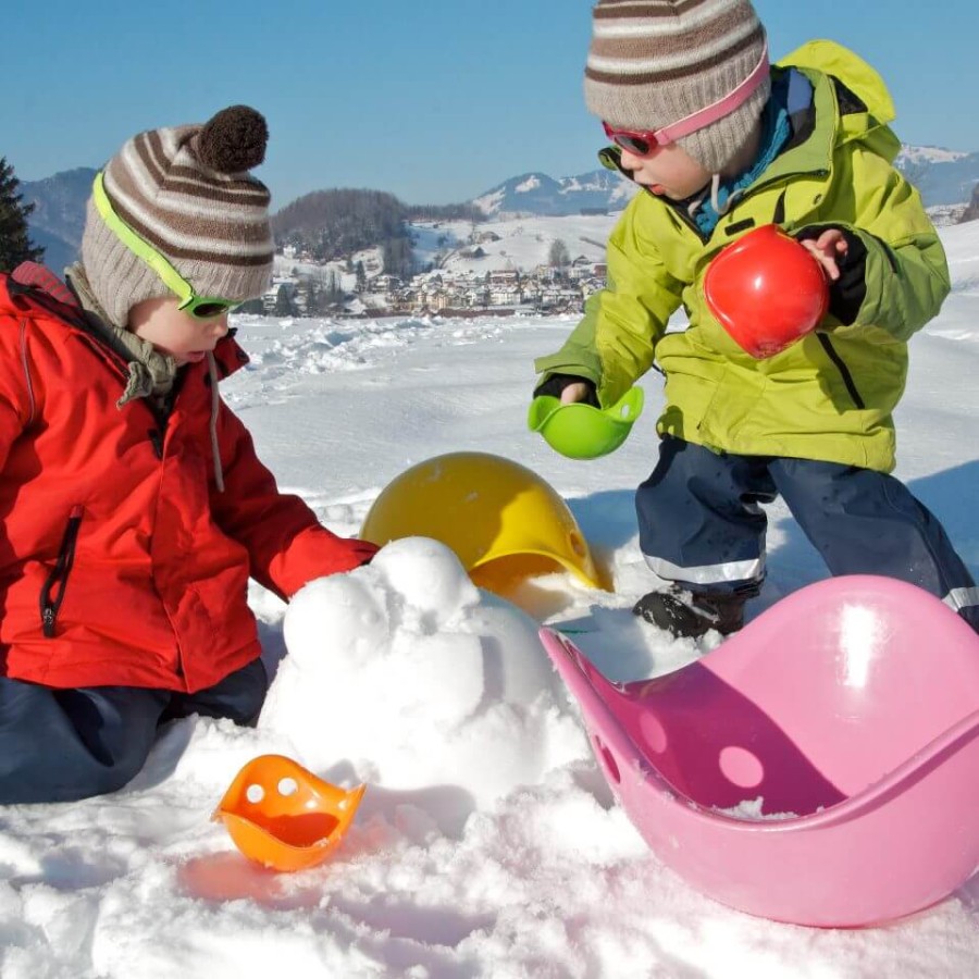 Muszelka Bilibo błękitna - zabawka kreatywna / Moluk