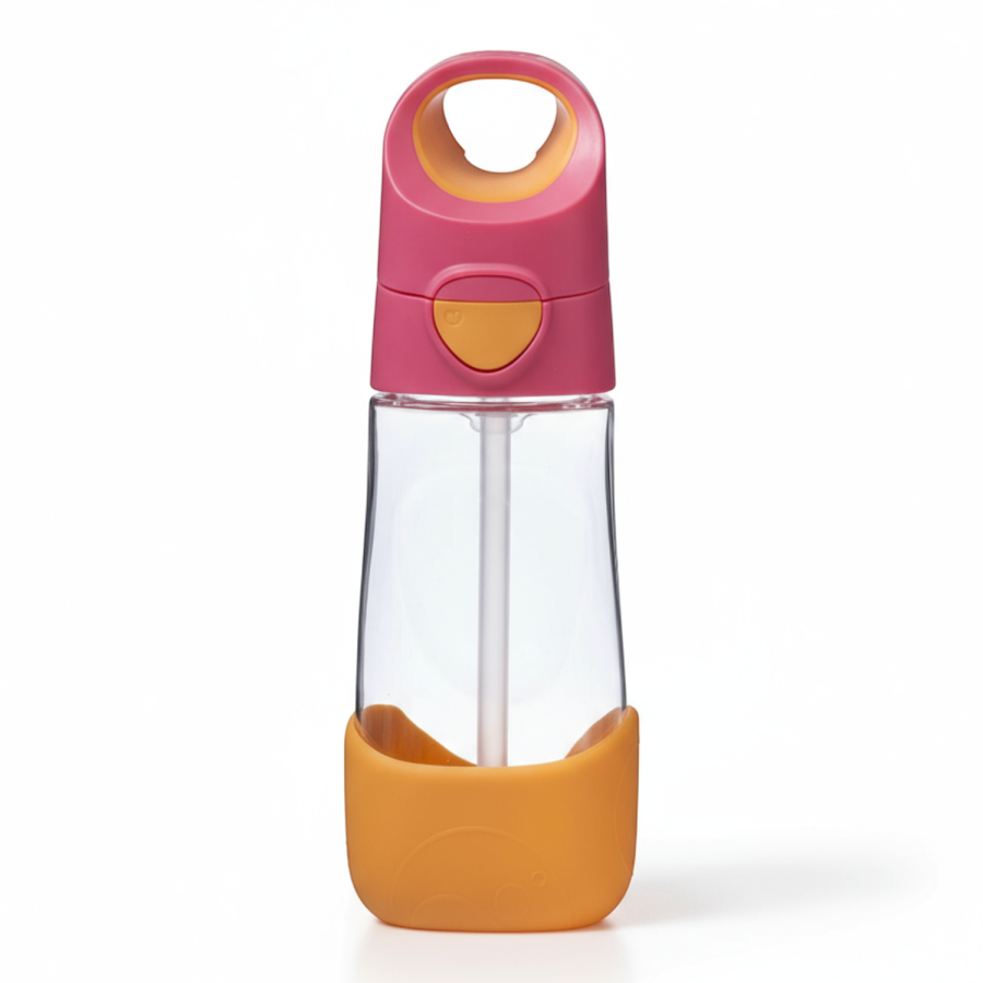 Tritanowa butelka ze słomką 450ml Strawberry Shake / b.box