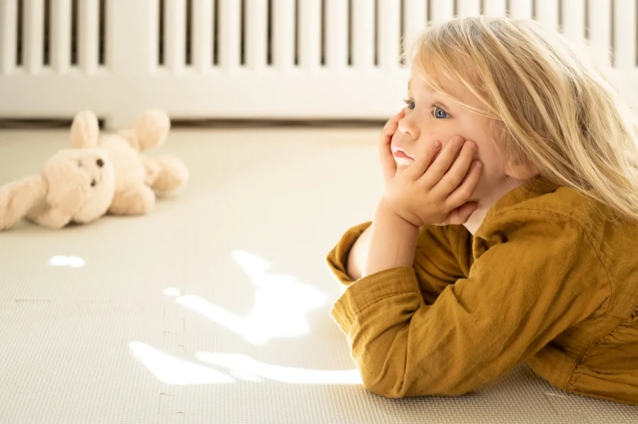 Piankowa mata podłogowa LIGHT GREY / That's Mine