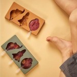 Silikonowe formy na lody Elin Ice Pop Dusty Green /Nuuroo