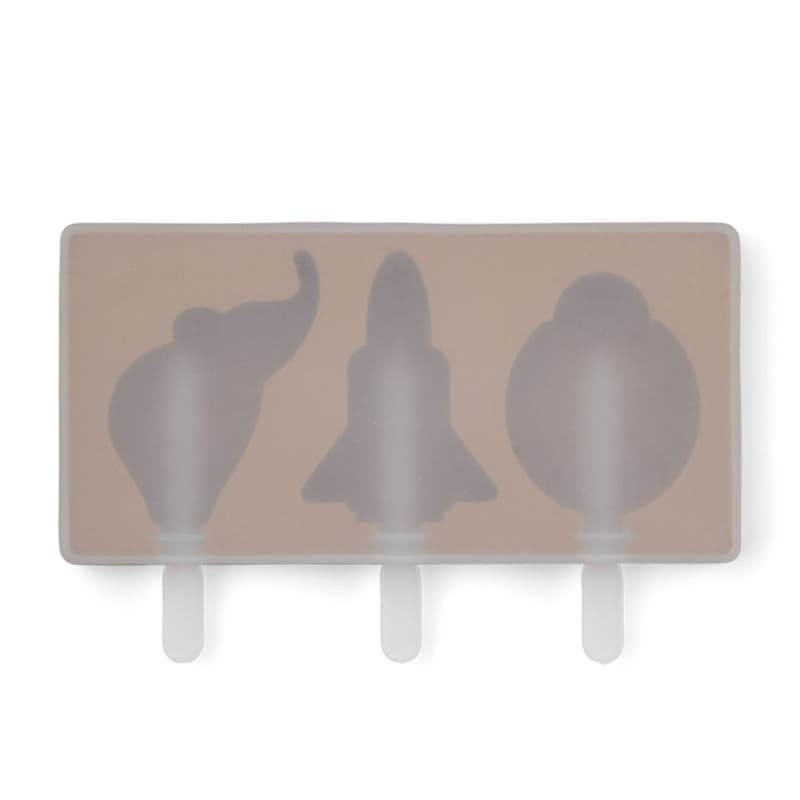 Silikonowe formy na lody Elin Ice Pop Light Brown /Nuuroo