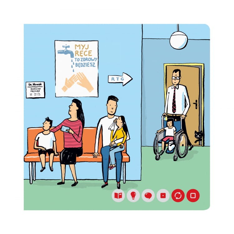 Mini książka zawody Lekarze / Czytaj z Albikiem